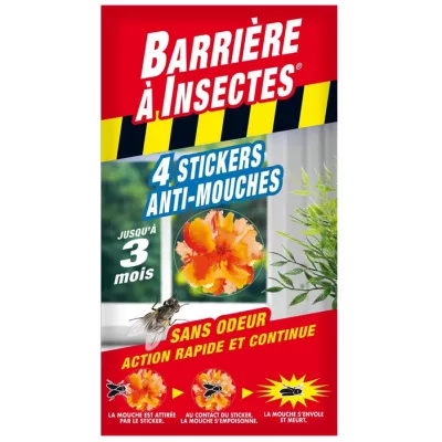 Stickers anti-mouches vitres (4 stickers)