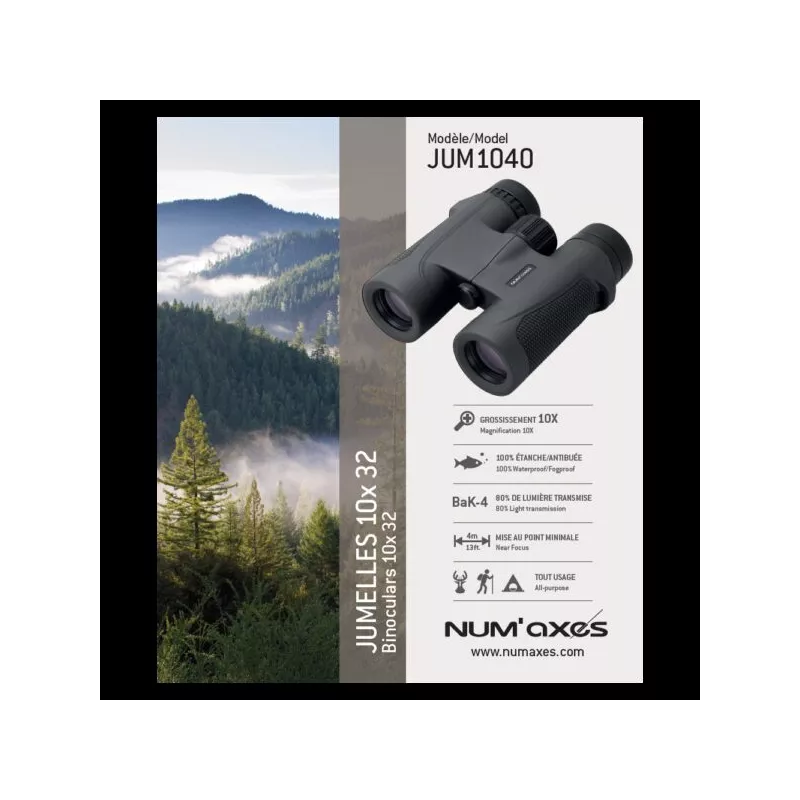 Jumelles 10x32 JUM1040 - Noires