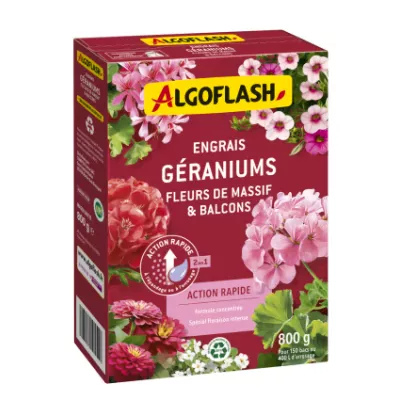 Engrais géraniums et plantes fleuries 800g