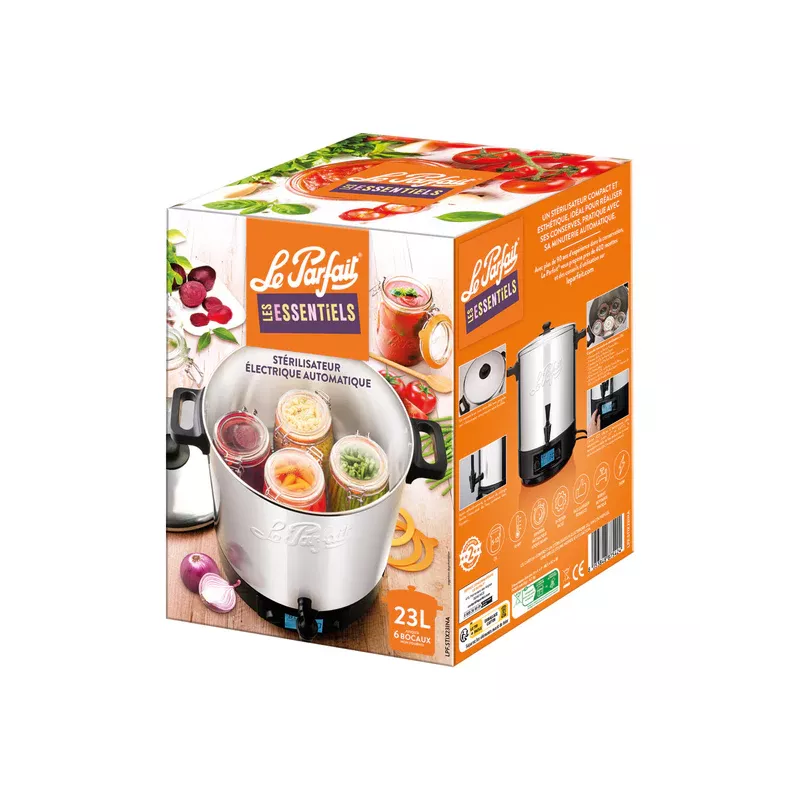 STERILISATEUR LP INOX 23 LITRES