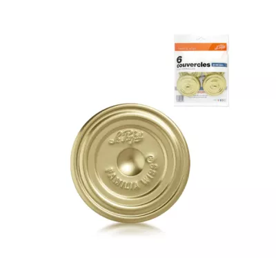 SACHET 6 COUVERCLES LP CONFITURIER