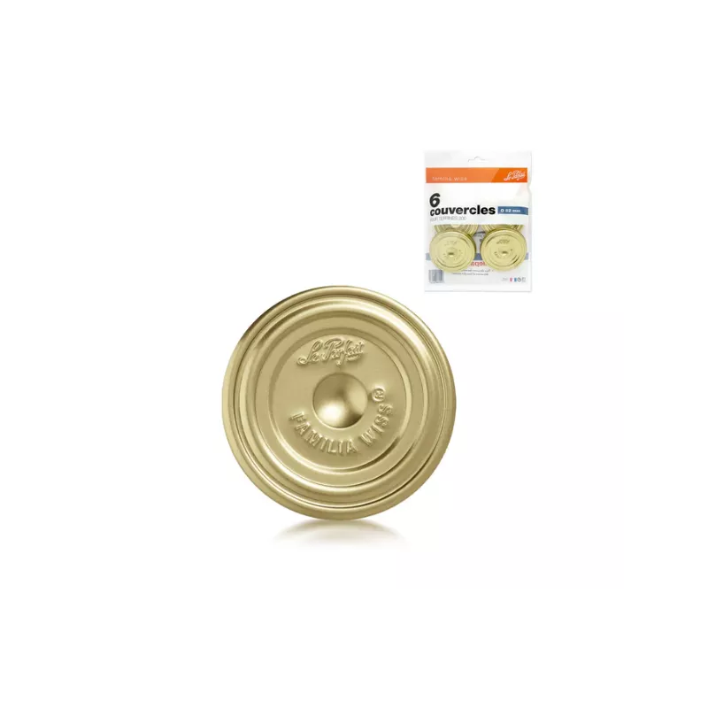 SACHET 6 COUVERCLES LP CONFITURIER