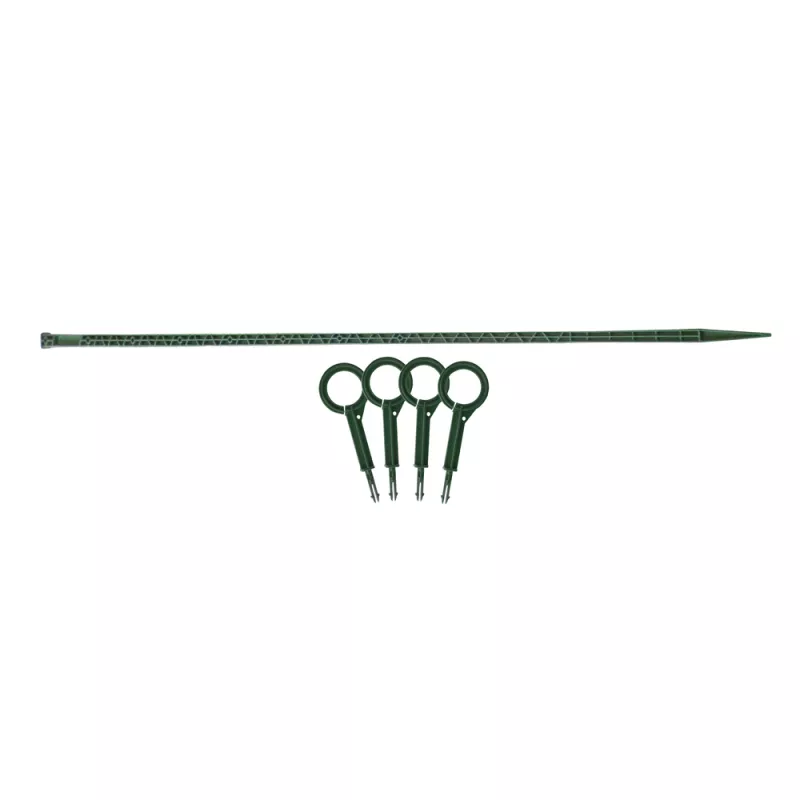 Tuteur 180 cm + 4 attaches